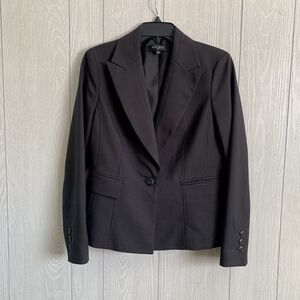 Nine West Suit Jacket Blazer Gray Size 8